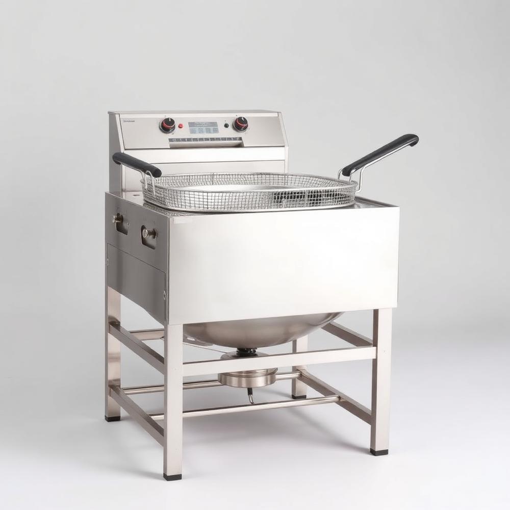 Bulk Kadai Fryer by Anuj Industries